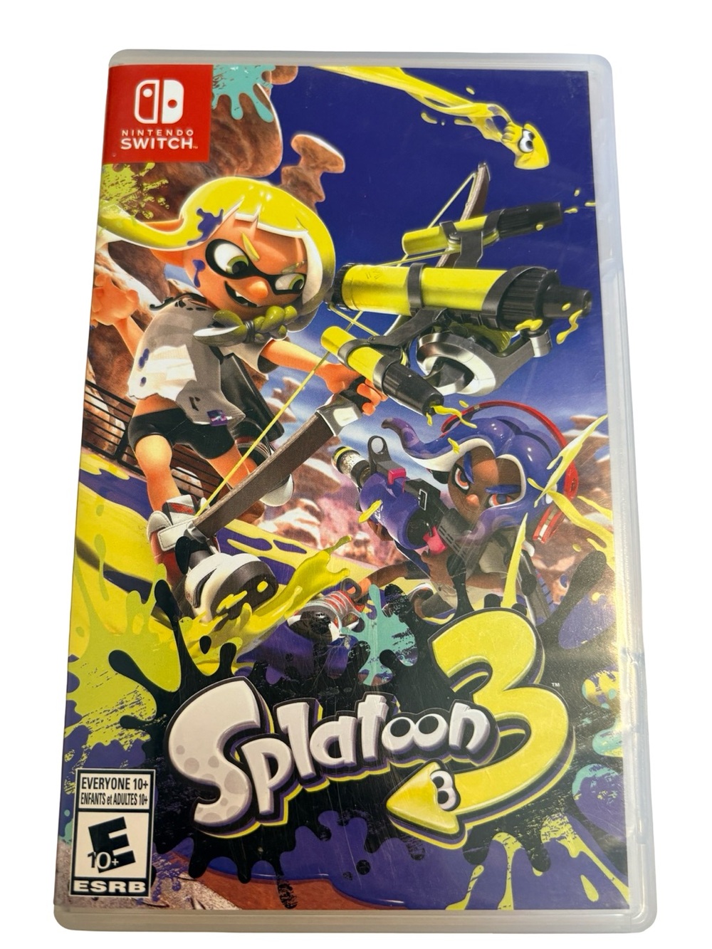 Nintendo Switch Splatoon 3 Complete Game Cartridge + Case